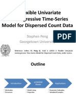 A Flexible Univariate Autoregressive Time-Series Model For Dispersed Count Data