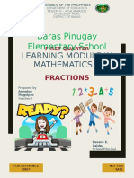 Module in Math 6 Cover Page
