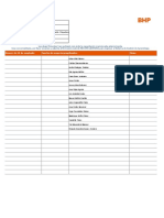 Diseños de Entrenamiento Registro de Asistencia Al Entrenamiento - Checklist