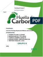 HUELLA DE CARBONO Grupo 8