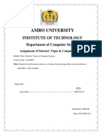 Ambo University: Inistitute of Technology