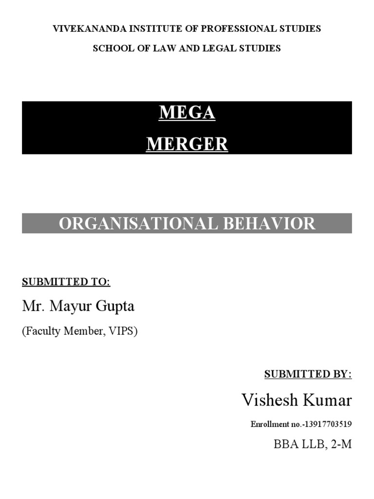 Impact of India's Mega Bank Merger | PDF | Financial Services Companies ...