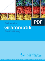 Grammatik Eine Einführung by Wolfgang Imo (Auth.) PDF