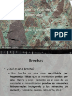 Brechas en yacimientos minerales: tipos y características