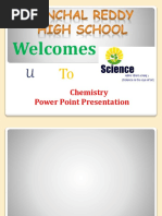 Welcomes: Chemistry Power Point Presentation