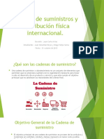 Cadena de Suministros y Distribución Física Internacional