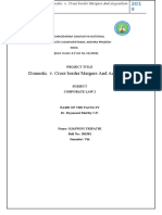 Domestic v. Cross Border Mergers and Acquisition