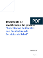 Conciliacion de Cuentas Prestadores de Servicios de Salud