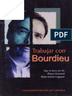 Pierre Encrevé y Rose Marie Lagrave Trabajar Con Bourdieu PDF