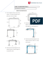 DFN, DFC Y DMF en Porticos O Marcos: Curso: Analisis Estructural 1