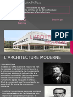 L'architecture Moderne