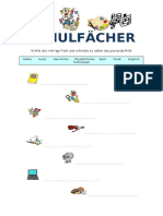 Schulfacher Und Stundenplan Aktivitatskarten Bildbeschreibungen Tests - 54818