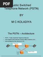 Public Switched Telephone Network (PSTN) BY M C Koladiya