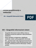 Osnove Projektovanja U Saobraćaju: GIS - Geografski Informacioni Sistem