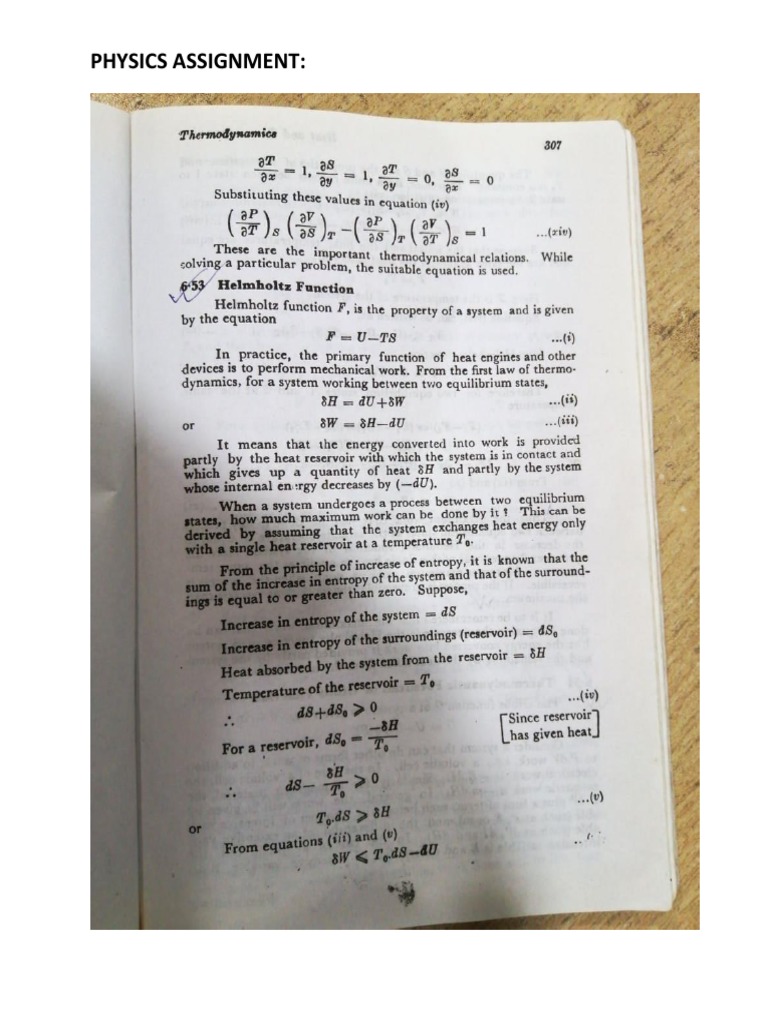 Physics Assignment Overview | PDF | Wellness