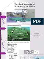 Instrumentación Quirúrgica en Operación de Tórax y Abdomen123