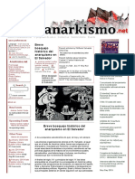 Breve Bosquejo Histórico Del Anarquismo en El Salvador - Anarkismo PDF