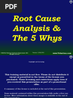 Root Cause Analysis & The 5 Whys: Version: 3/26/2011