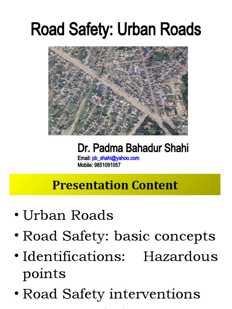 Urban Road Safety and Classification | PDF | Traffic | Road
