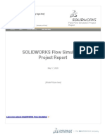 Fluid Flow Simulation Report Summary