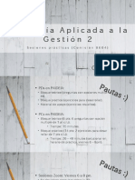 Economía Aplicada A La Gestión 2: Sesiones Prácticas (Comisión 0604)