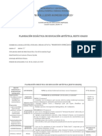 PL - EDUC. ARTÍSTICA 6°