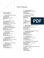 DIRECTORIO - Religiosas - PDF - Pastoral Vocacional México