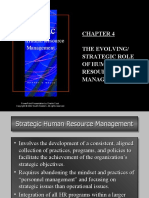 The Evolving/ Strategic Role of Human Resource Management: Powerpoint Presentation by Charlie Cook