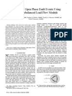 Analysis of Open Phase Fault Events Using ETAP Unbalanced Load Flow Module PDF