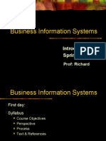 1A Business Information Systems Spring