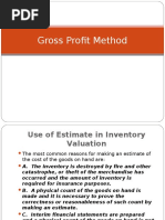 Gross Profit Method CV