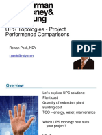 UPS Topologies - Project Performance Comparisons 2010