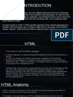HTML Introdution