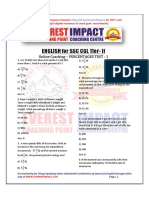 PERCENTAGES TEST - 1 For SSC
