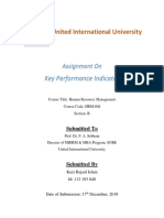 United International University: Key Performance Indicator