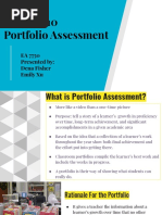 chapter 10 portfolio assessment