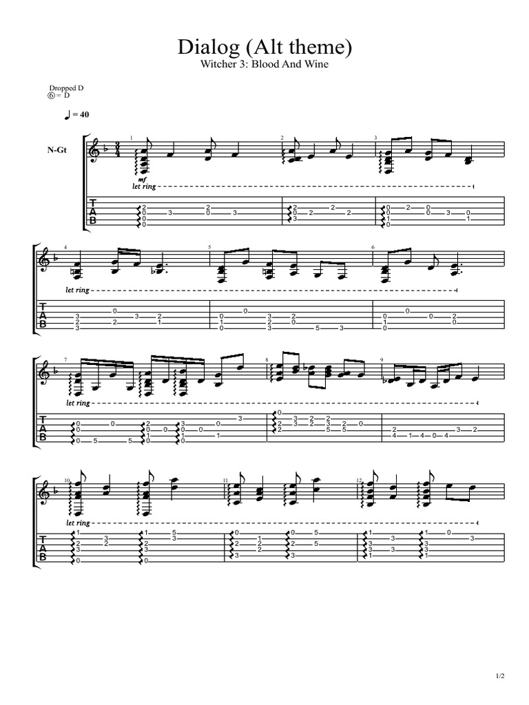 The Witcher 3 Dialog Alt (Daphne) PDF Video Games