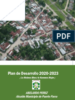 Plan de Desarrollo 2020-2023: Abelardo Perez Alcalde Municipio de Puerto Parra