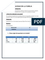 Cantidad de Familias Con Algun Discapacitado