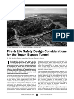 Fire & Life Safety Design Considerations For The Tugun Bypass Tunnel