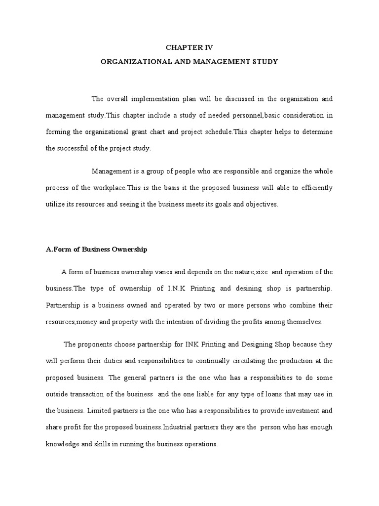 Organizational and Management Study | PDF | Partnership | Employment