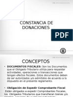 Constancia de Donaciones: Guía para su emisión