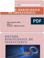 Metode Radiologice de Investigatii