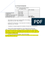 B.1 Pro Forma Profit and Loss (Product Development)