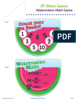 Watermelon Math Game