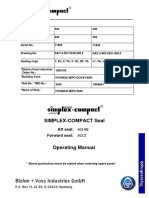 Operating Instructions, 1082109, SIMPLEX-COMPACT Seals PDF
