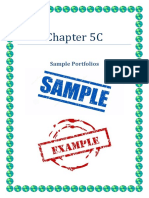 Chapter 5C: Sample Portfolios