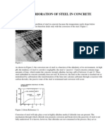 Deterioration of Steel in Concrete