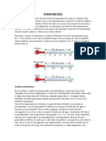 Termometria y Dilatación en Sólidos