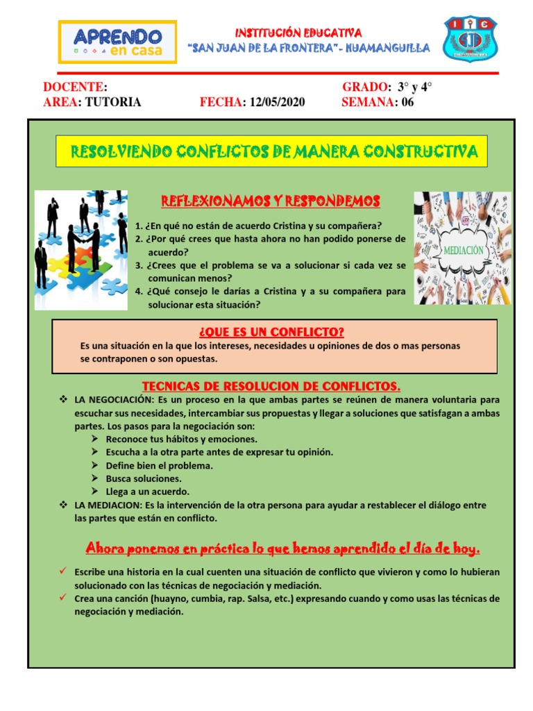 Tutoria 3 Y 4 12 Mayo Pdf